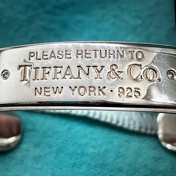 Tiffany and Co Diamond Cuff Bracelet - Picture 8 of 16